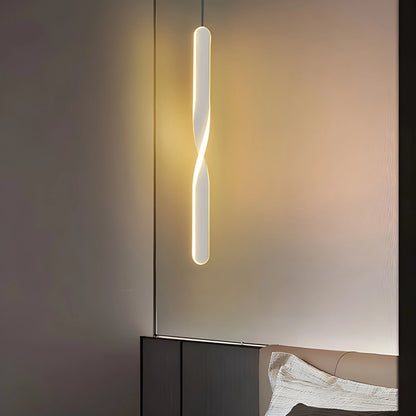 Antizer Modern LED Linear Pendant Light Bedside Lamp