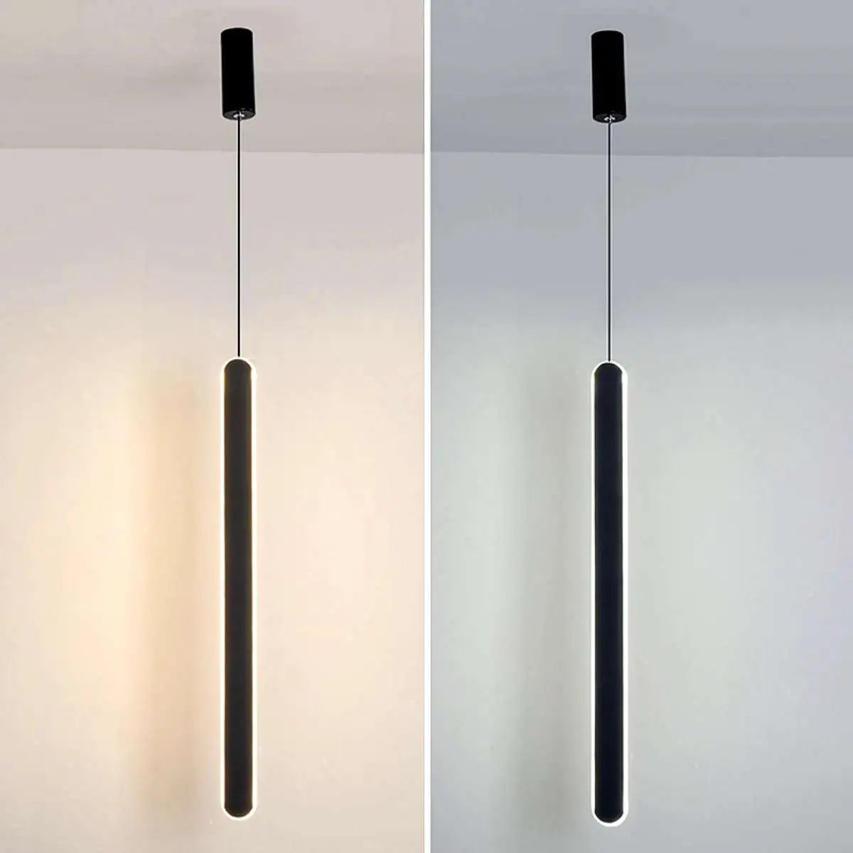 Antizer Modern LED Linear Pendant Light Bedside Lamp