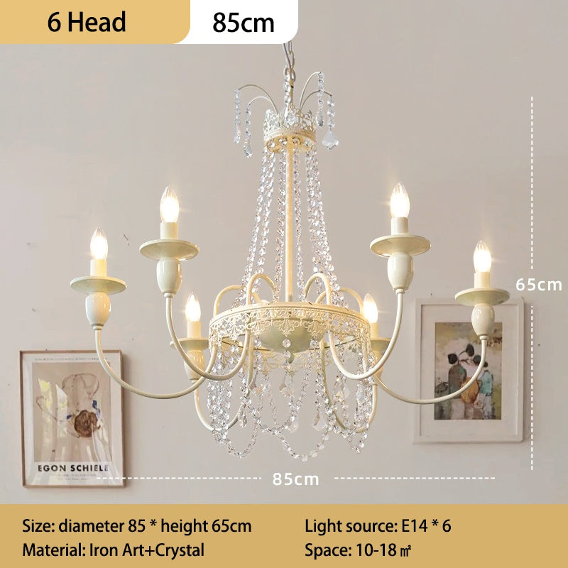 French Candle Crystal Chandelier