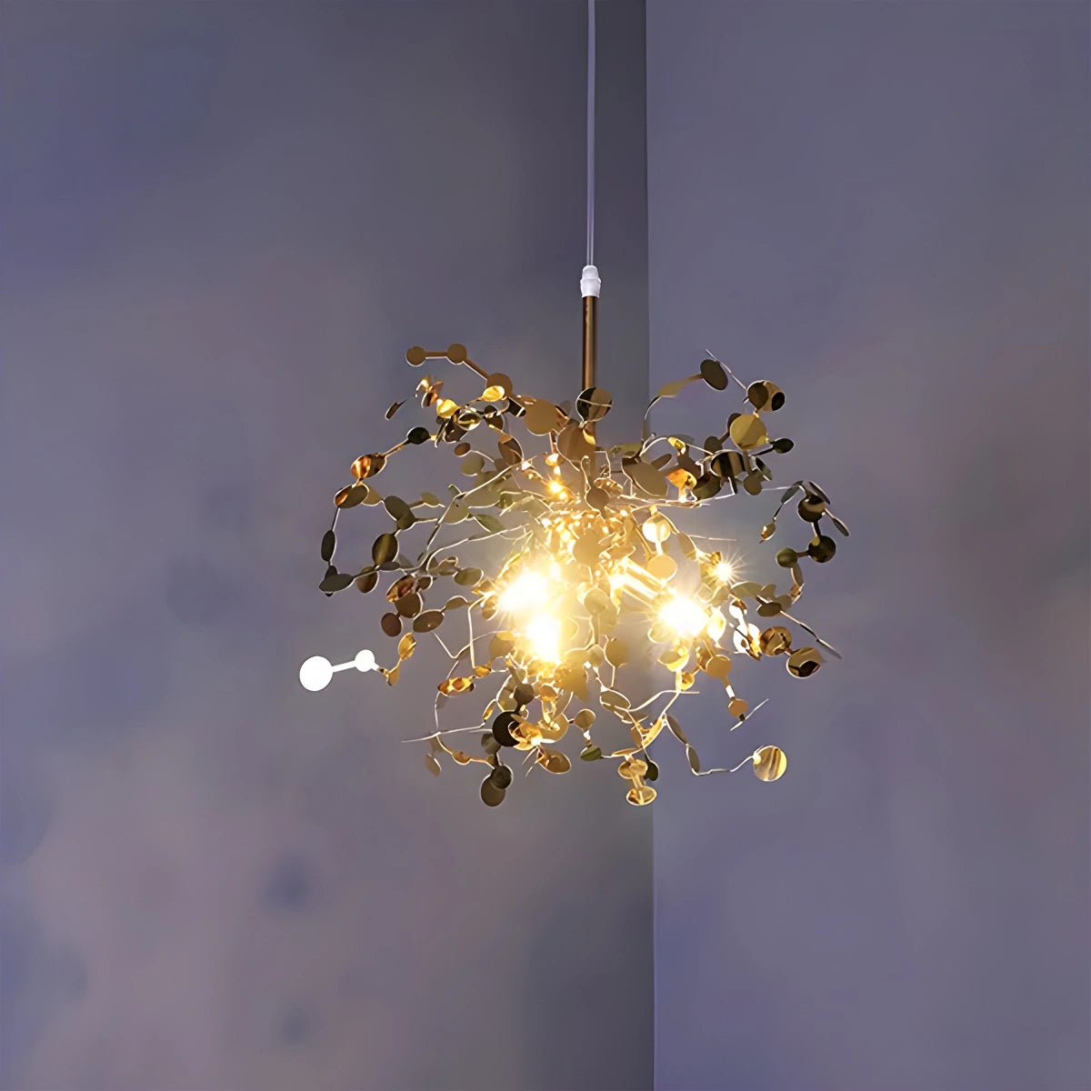 Antizer Argent/Gold Cloud Multi Pendant Chandelier