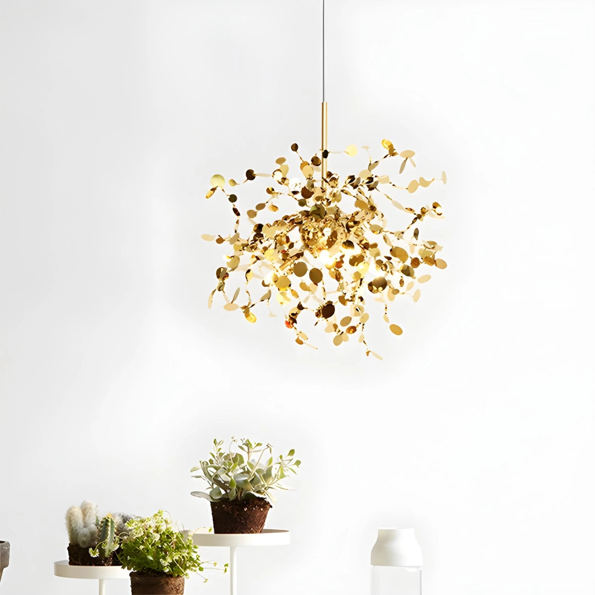 Antizer Argent/Gold Cloud Multi Pendant Chandelier