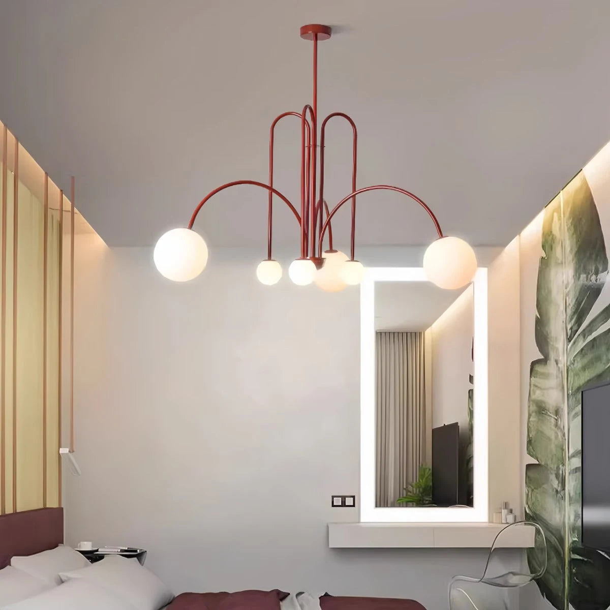 Antizer Avi Double Layer Glass Chandelier