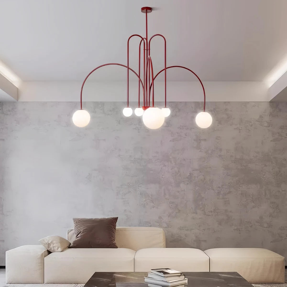 Antizer Avi Double Layer Glass Chandelier