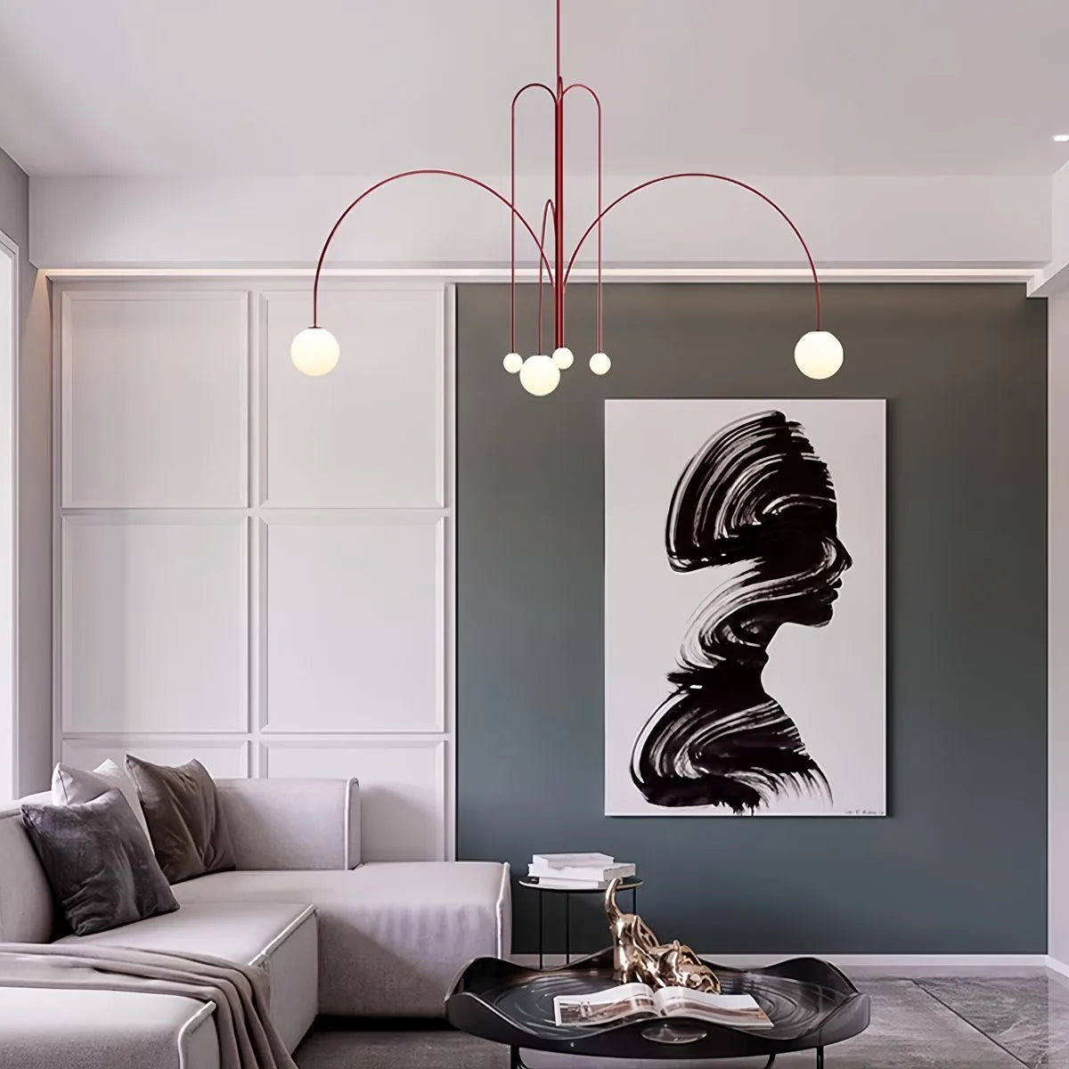 Antizer Avi Double Layer Glass Chandelier