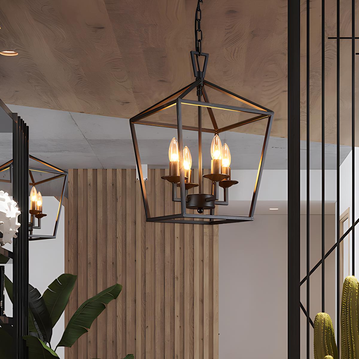 Bird Cage Iron Pendant Lamp