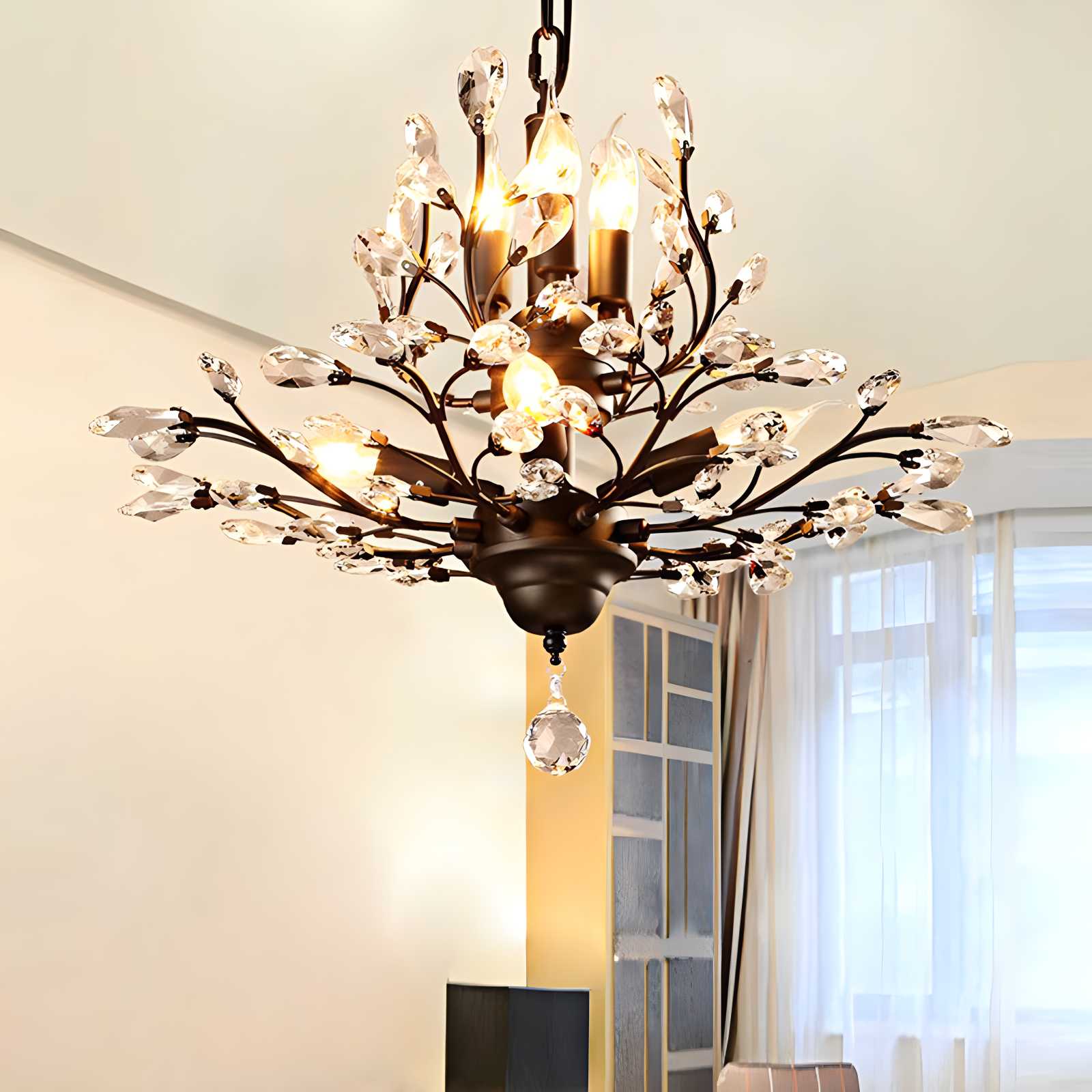 Tree Branch Crystal Chandelier