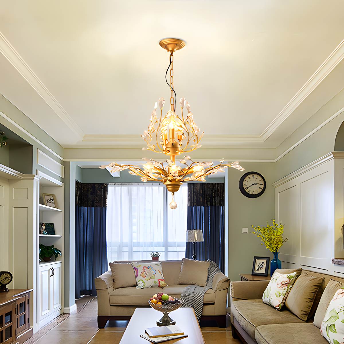 Tree Branch Crystal Chandelier