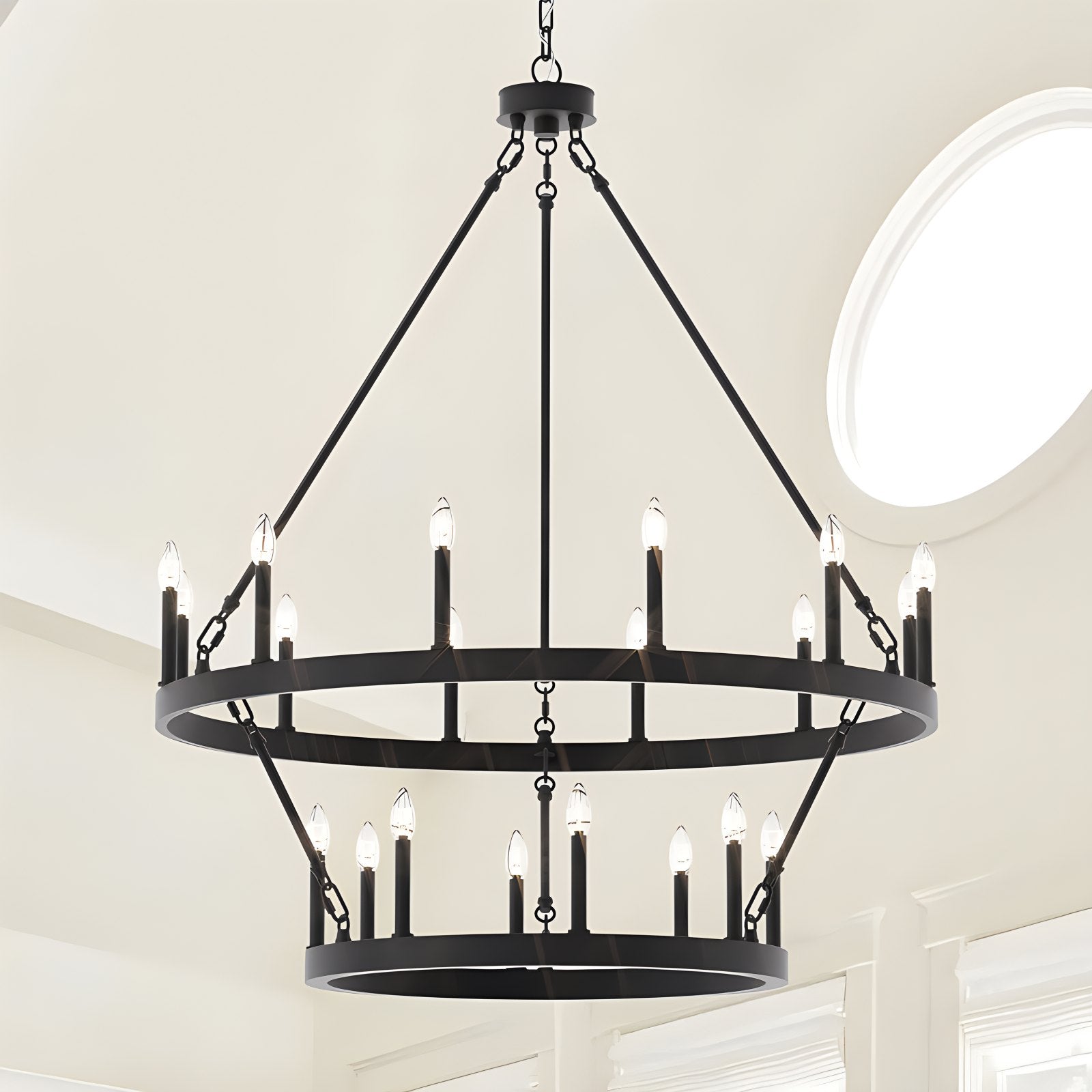 Candle Shaped Chandelier