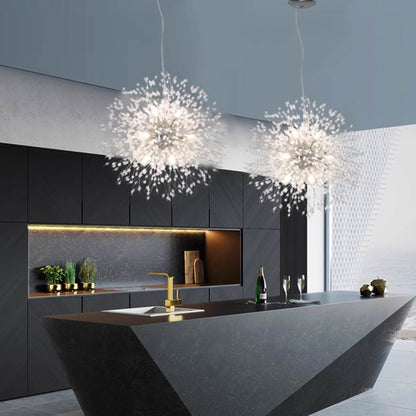 Antizer Charlie Dandelion Crystal Chandelier