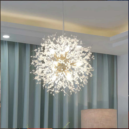 Antizer Charlie Dandelion Crystal Chandelier