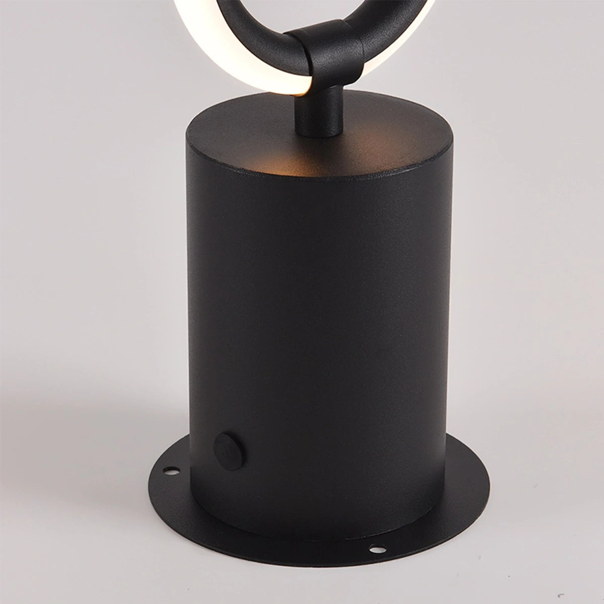 Antizer Outdoor Black Oval LED Lawn Light