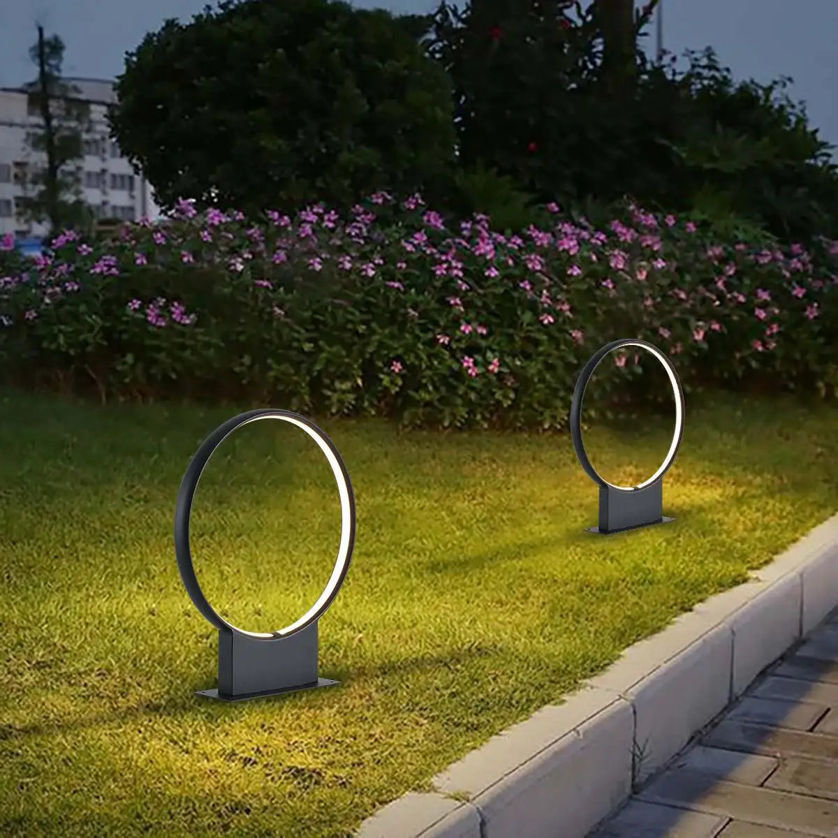 Antizer Ring Inner Glow Waterproof Lawn Light