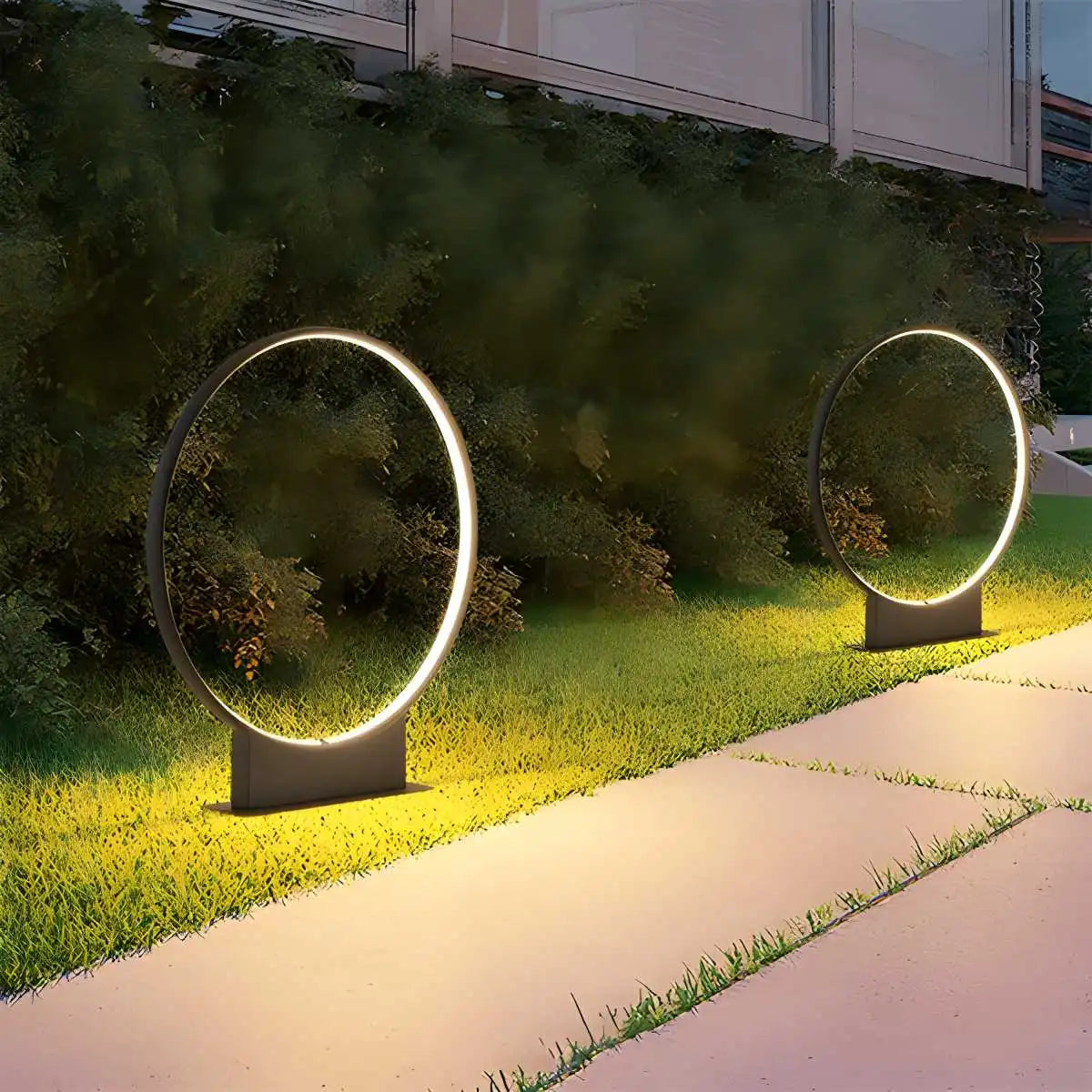 Antizer Ring Inner Glow Waterproof Lawn Light