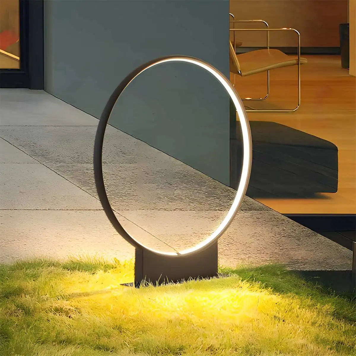Antizer Ring Inner Glow Waterproof Lawn Light