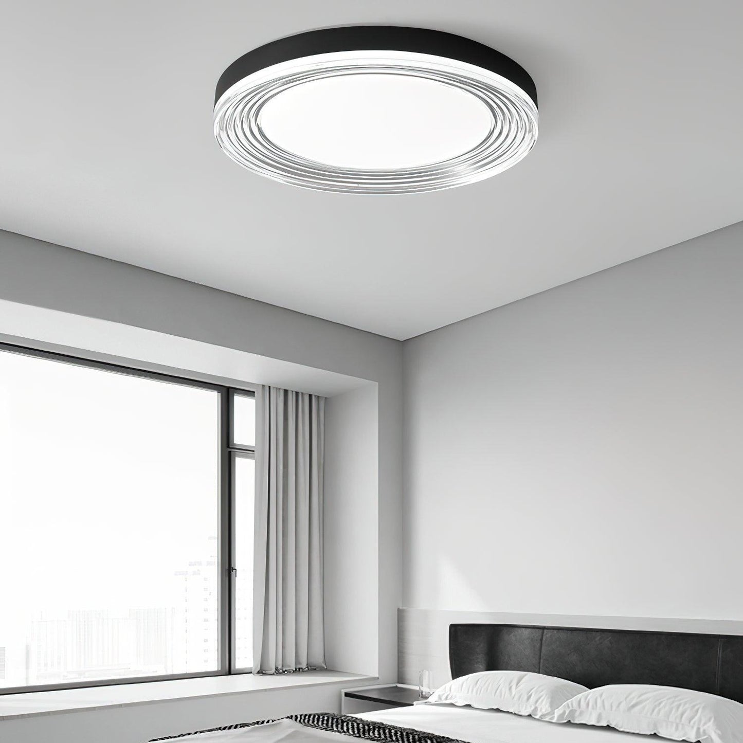 Antizer Circular Acrylic Ceiling Light for Bedroom