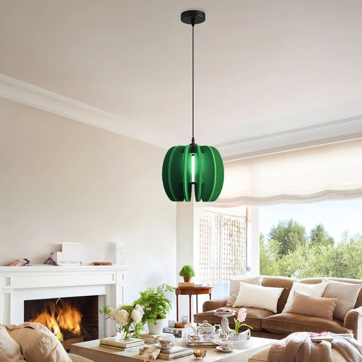 Antizer Circular Arc Piece Acoustic Pendant Light