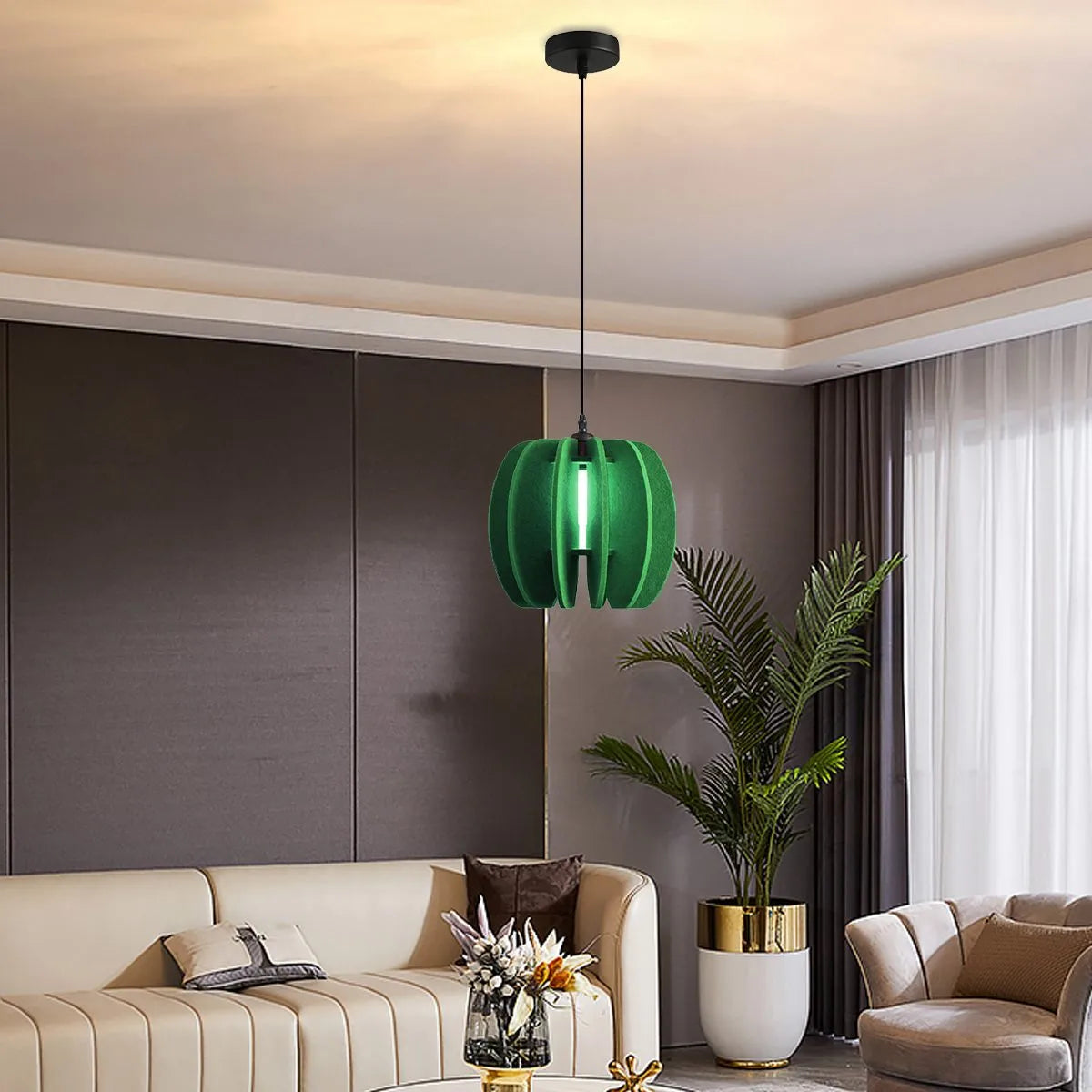 Antizer Circular Arc Piece Acoustic Pendant Light