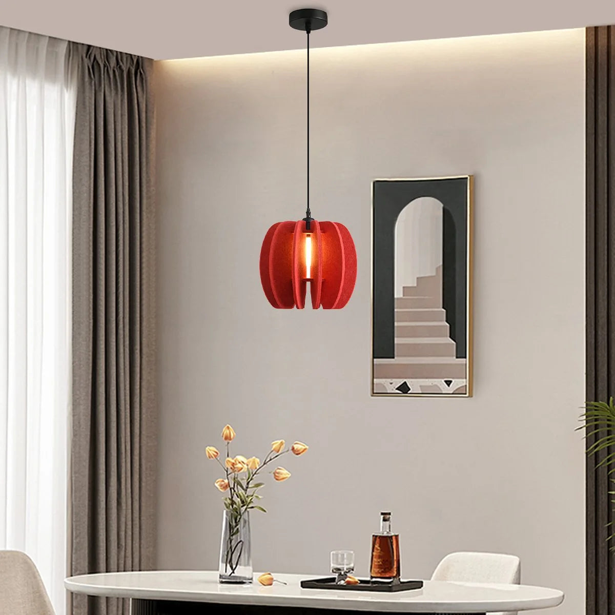 Antizer Circular Arc Piece Acoustic Pendant Light