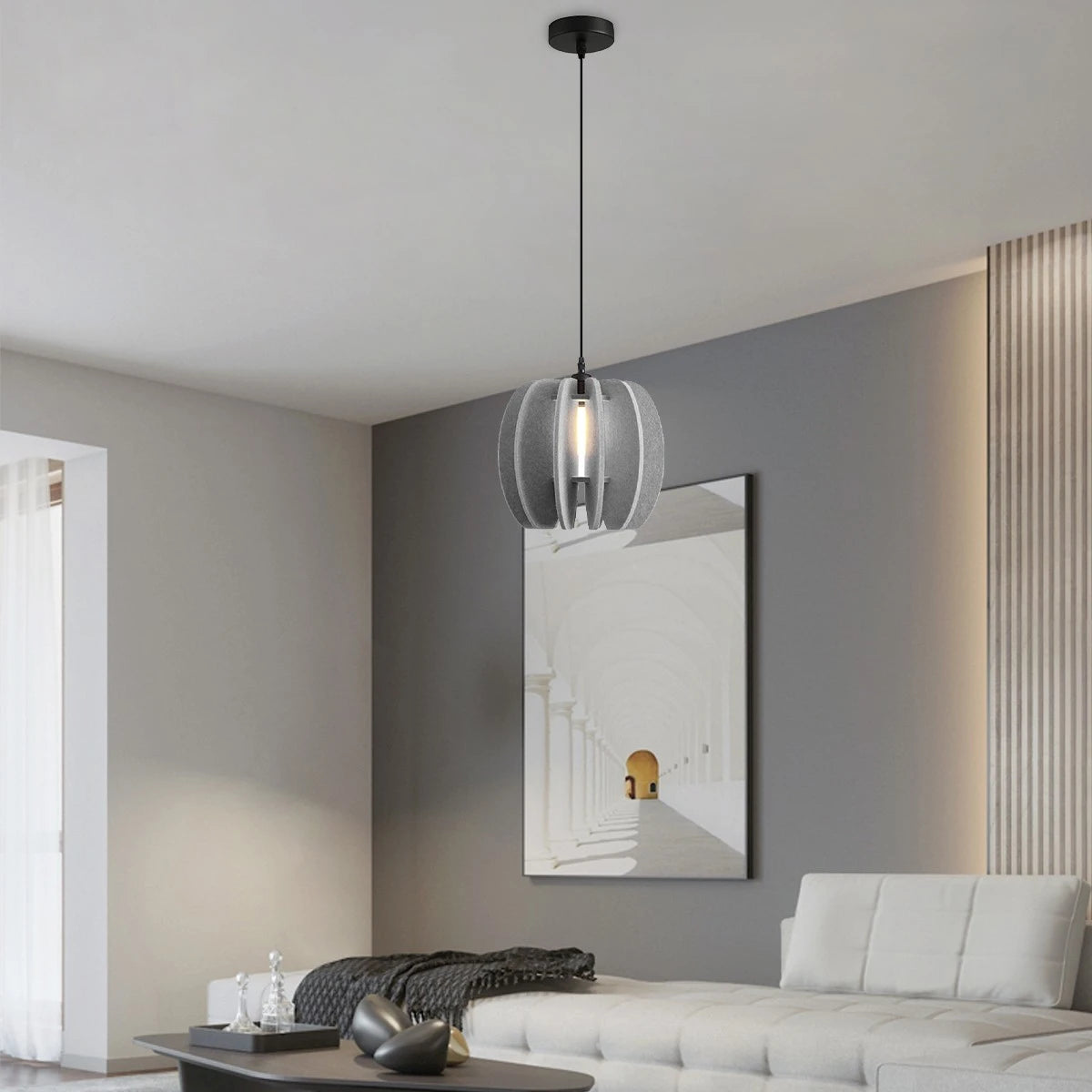 Antizer Circular Arc Piece Acoustic Pendant Light