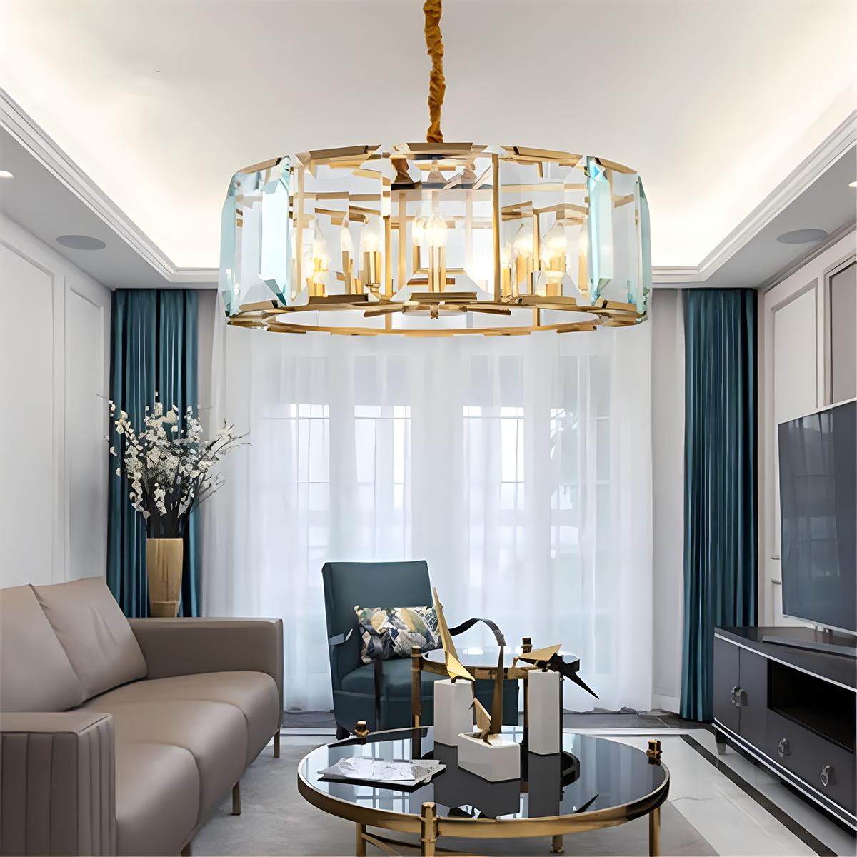 Circular Glass Chandelier