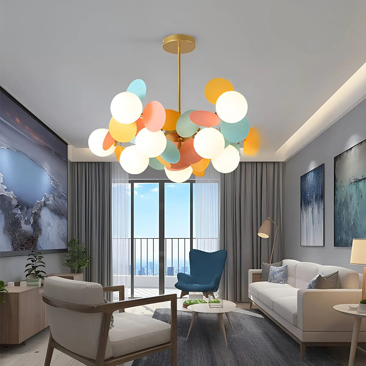 Antizer Colorful Flash Modern Chandelier
