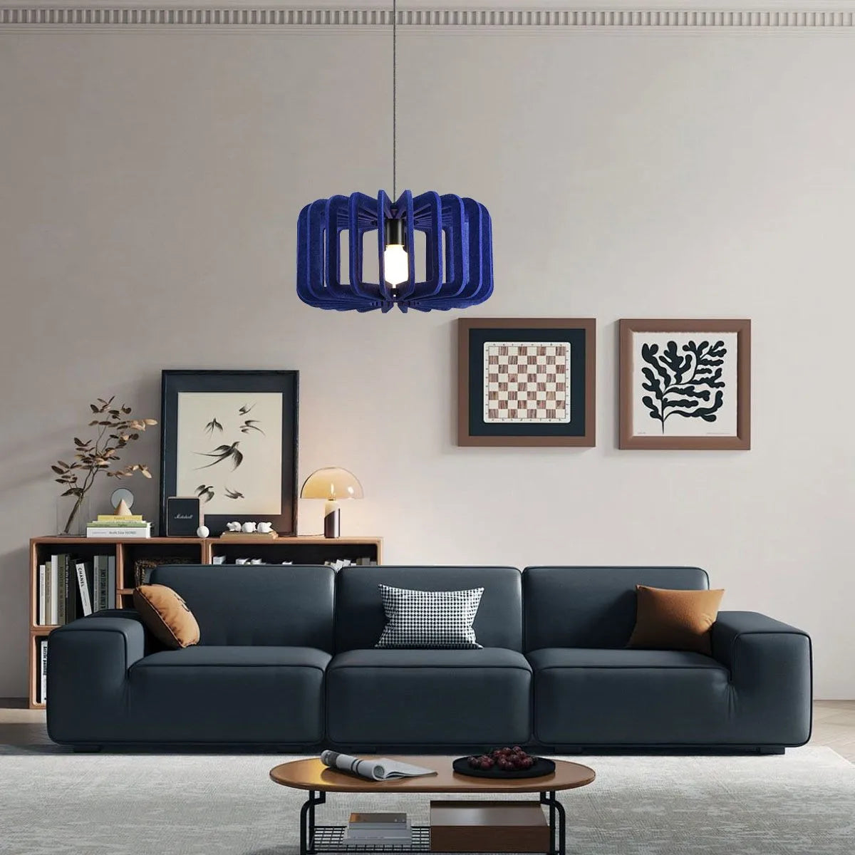 Antizer Column Shaped Birdcage Acoustic Pendant Light