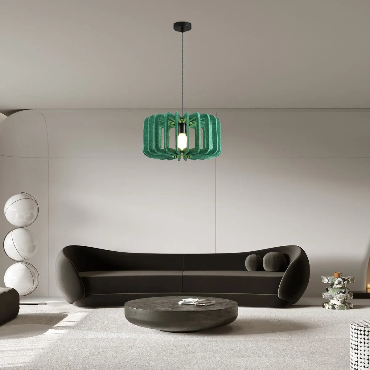 Antizer Column Shaped Birdcage Acoustic Pendant Light