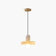 Antizer Natural Spanish Alabaster Pendant Light for Bedroom