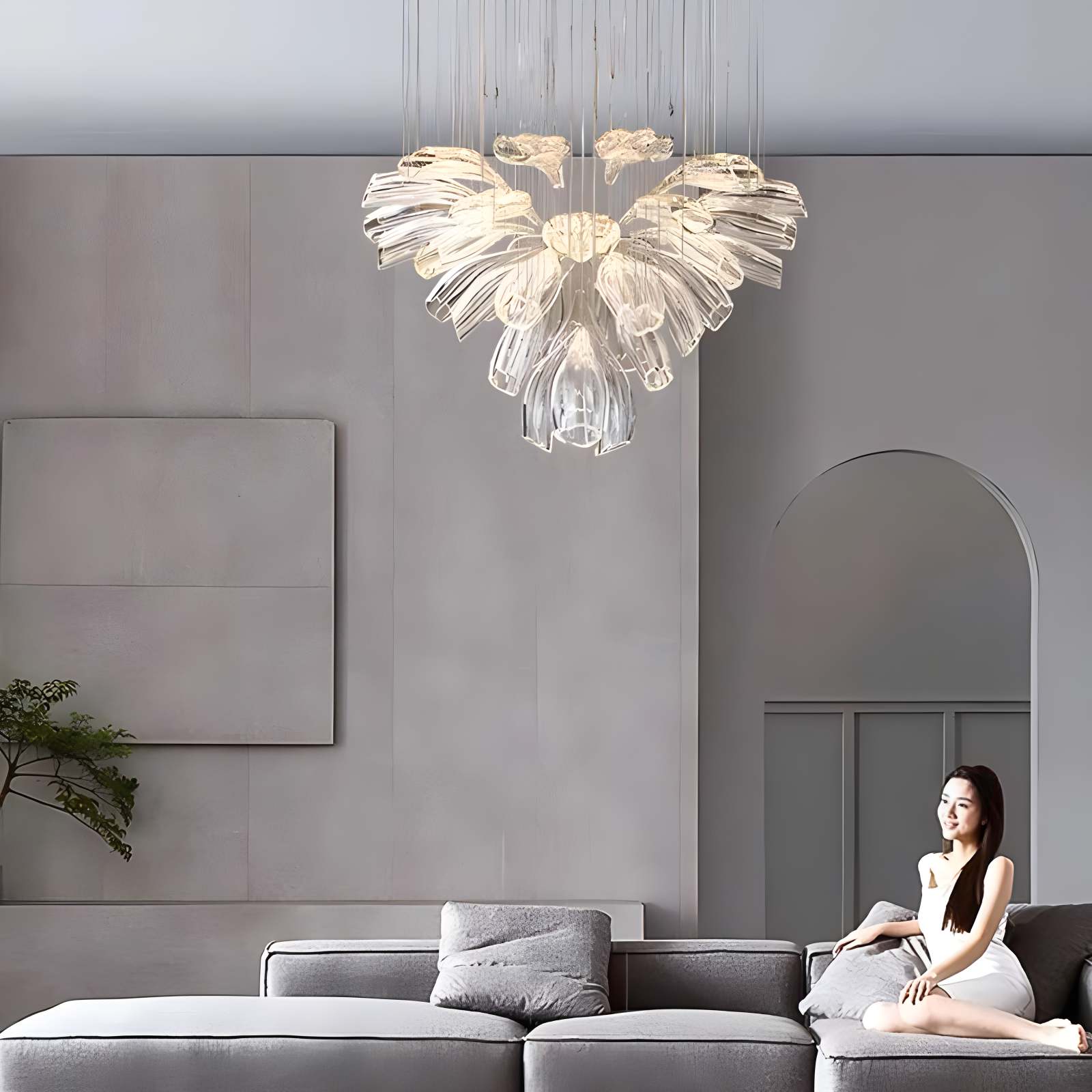 Italian Luxury Creative Bud Ceiling Chandelier