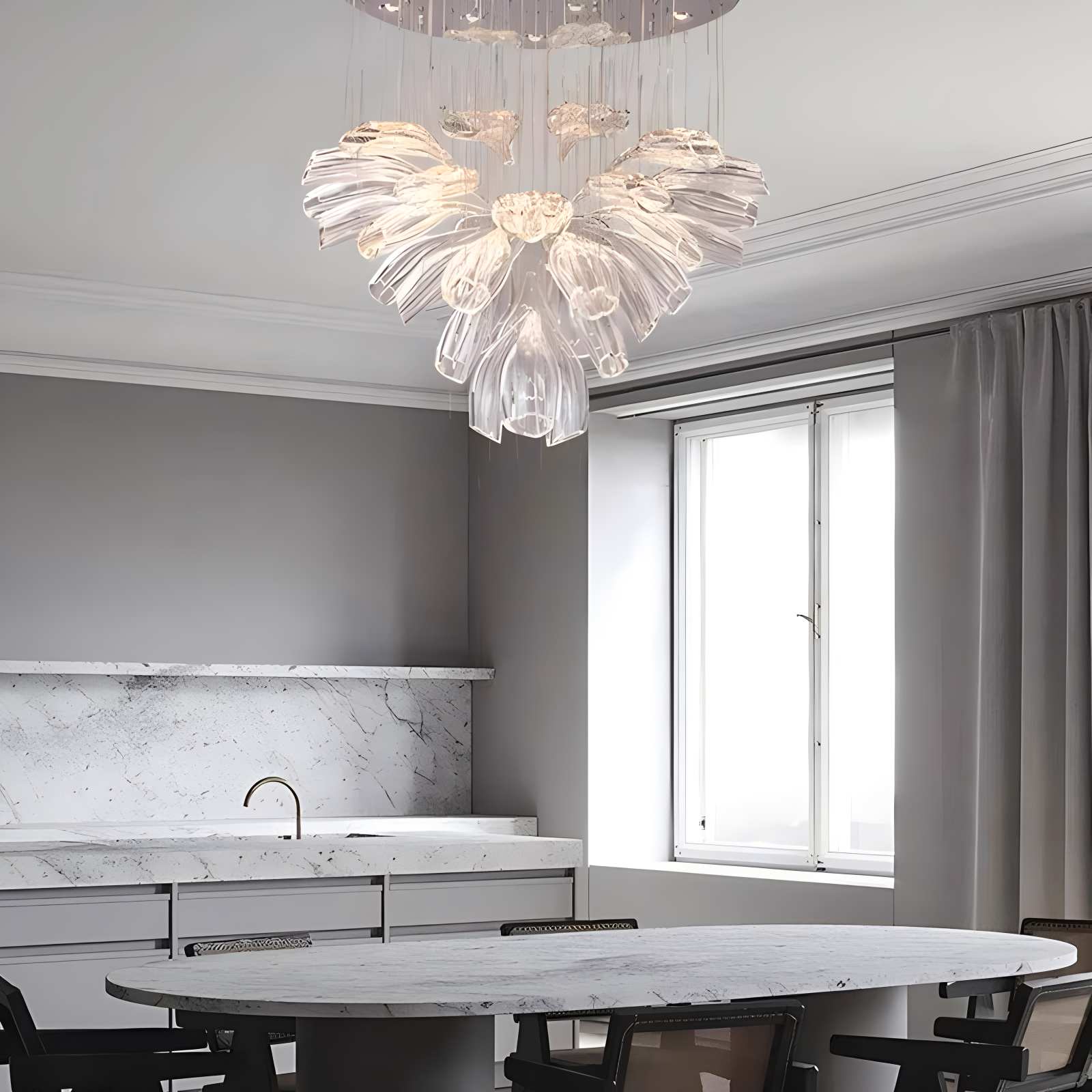 Italian Luxury Creative Bud Ceiling Chandelier