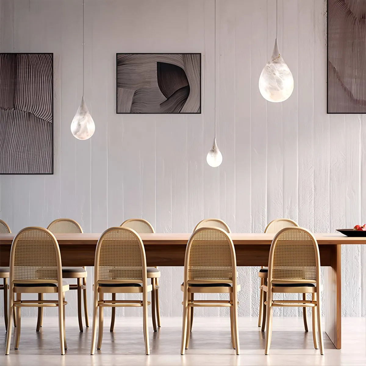 Antizer Creative Waterdrop Spanish Alabaster Pendant Light