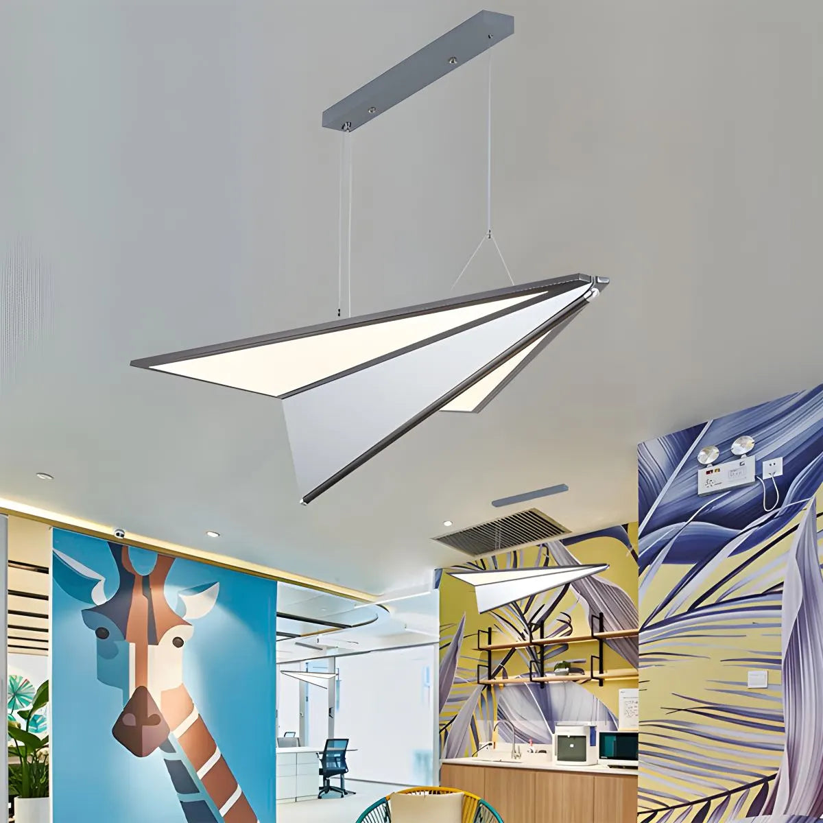 Antizer Creative Airplane Pendant Light