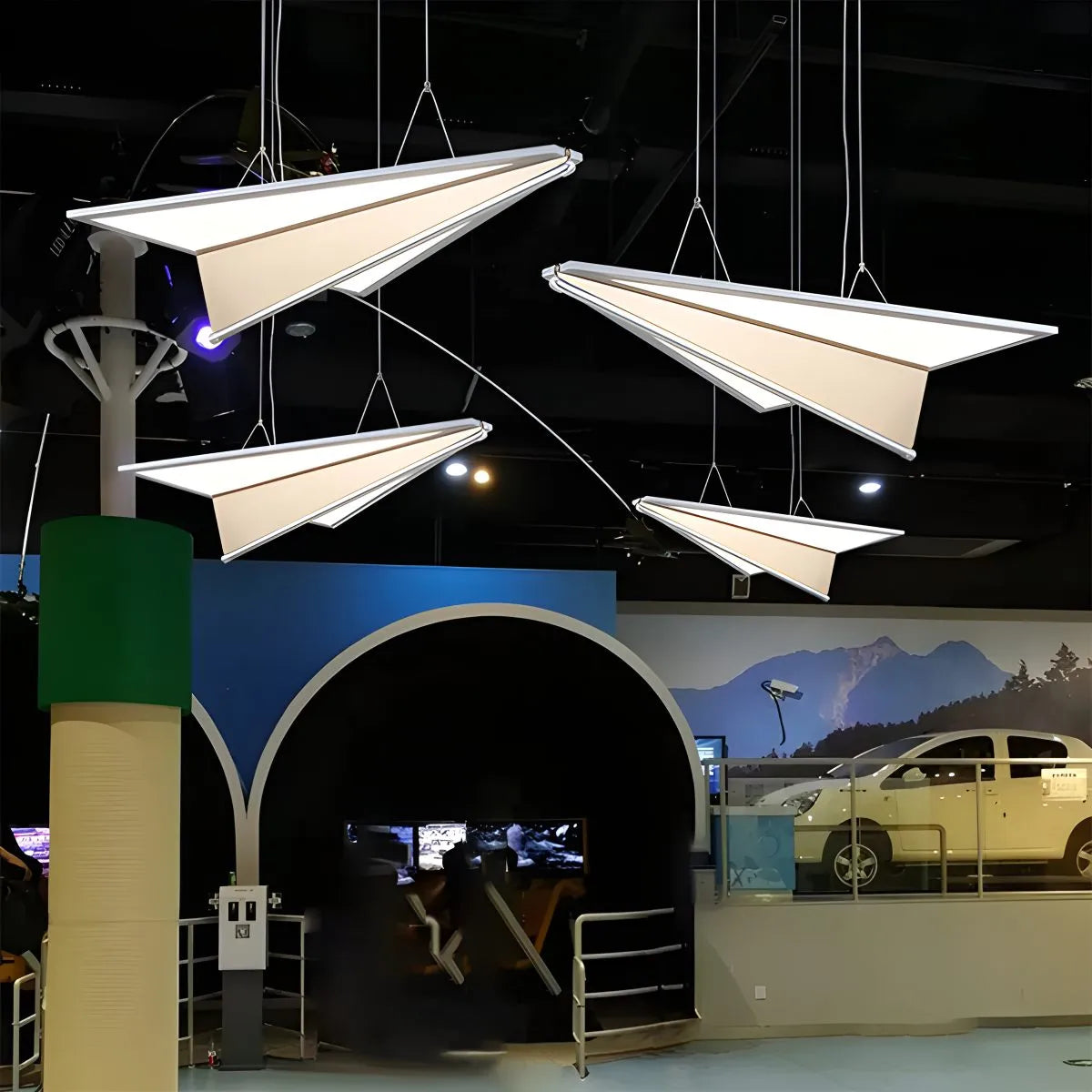 Antizer Creative Airplane Pendant Light