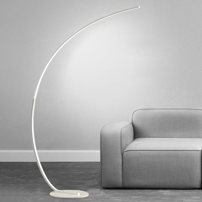 Crescent Arc LED Floor Lamp