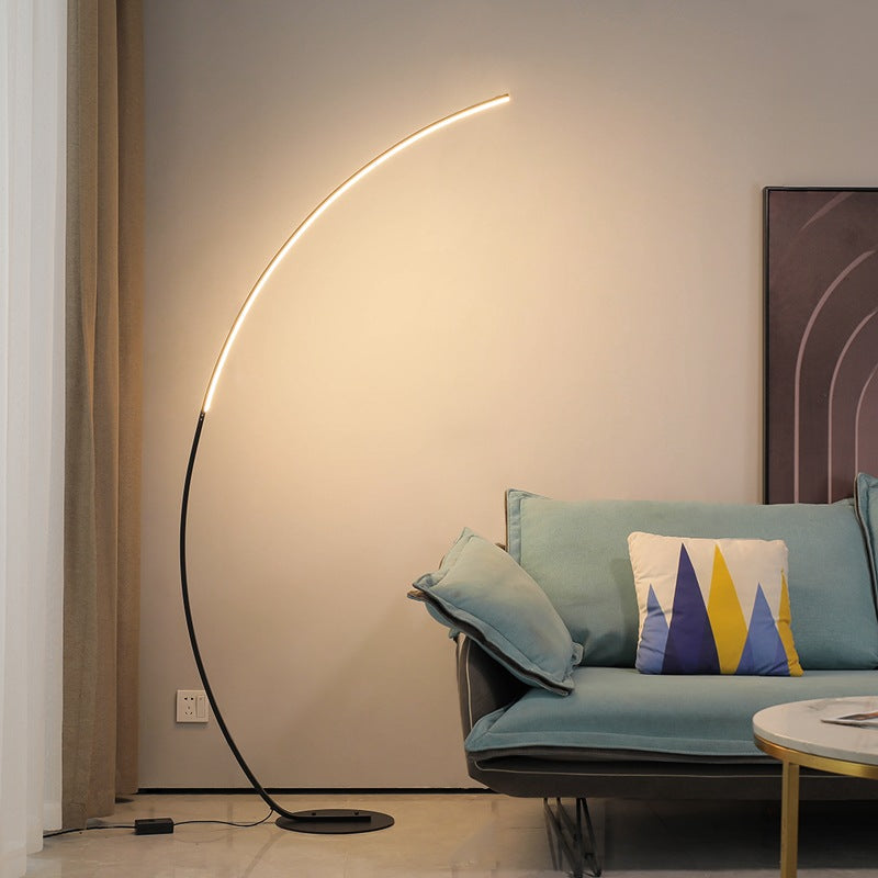 Crescent Arc LED Floor Lamp