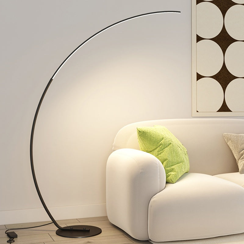 Crescent Arc LED Floor Lamp