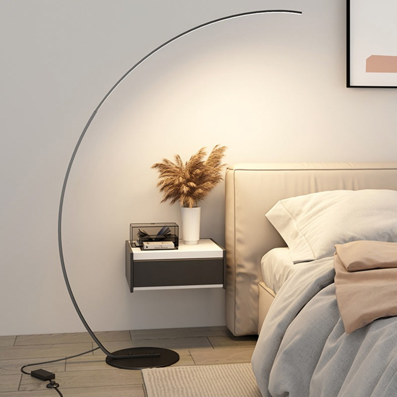 Crescent Arc LED Floor Lamp