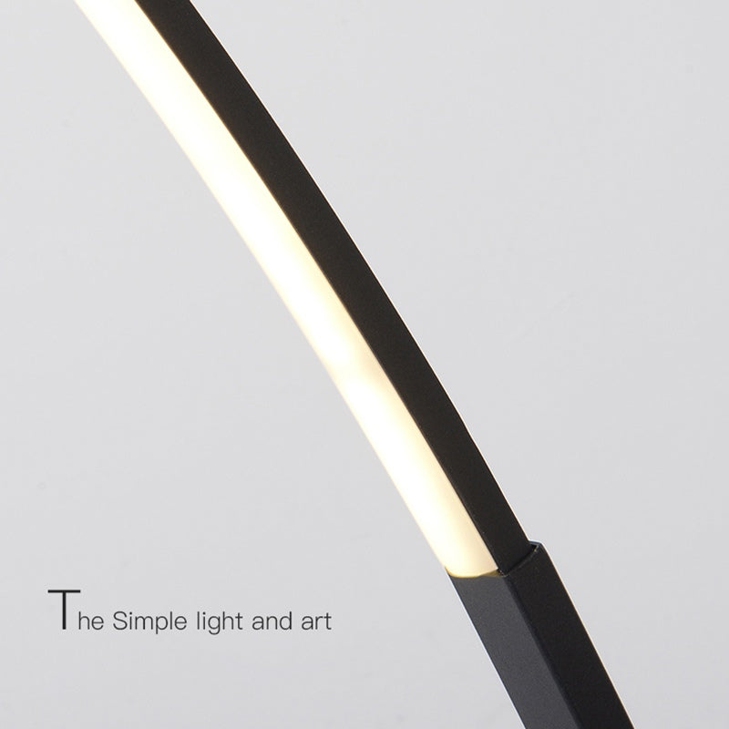 Crescent Arc LED Floor Lamp