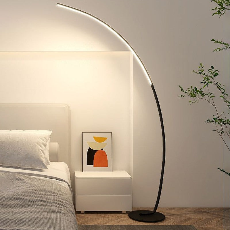 Crescent Arc LED Floor Lamp