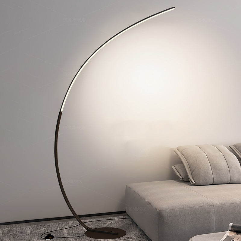 Crescent Arc LED Floor Lamp