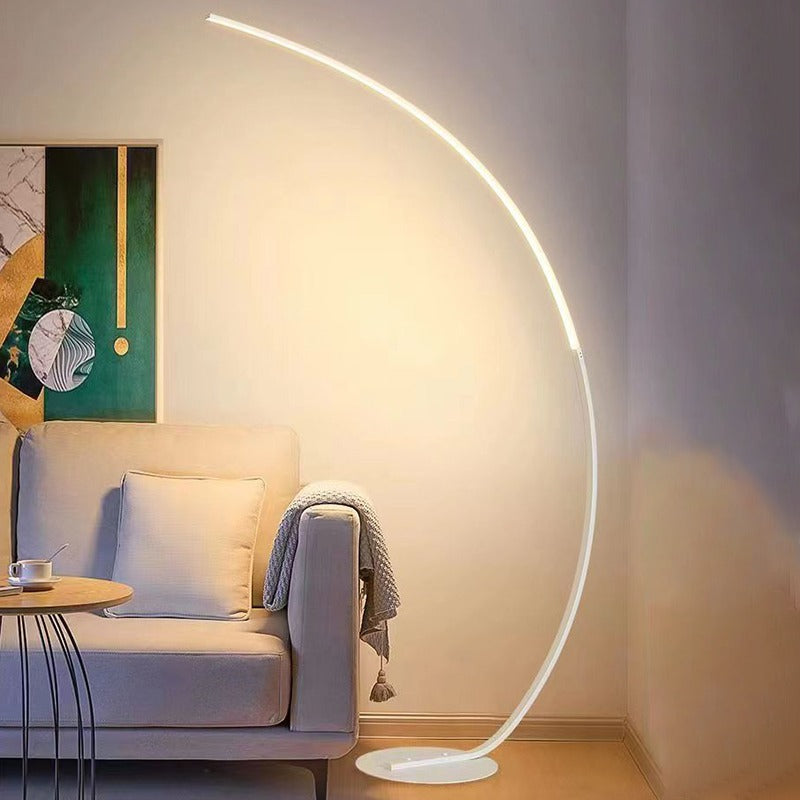 Crescent Arc LED Floor Lamp