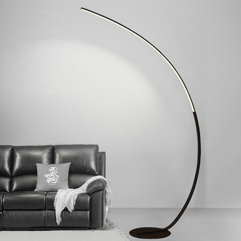 Crescent Arc LED Floor Lamp