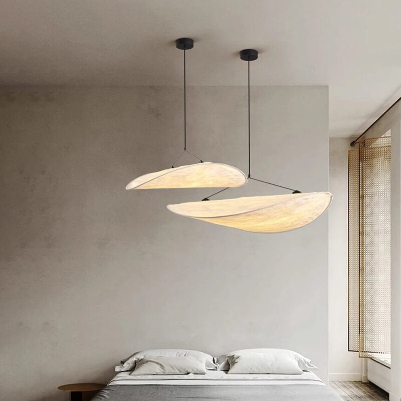 Zen Art Cloud Shape Silk Pendant Light