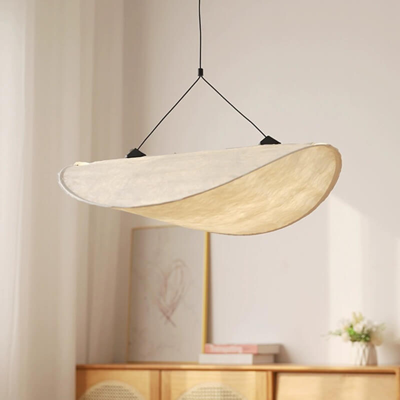 Zen Art Cloud Shape Silk Pendant Light