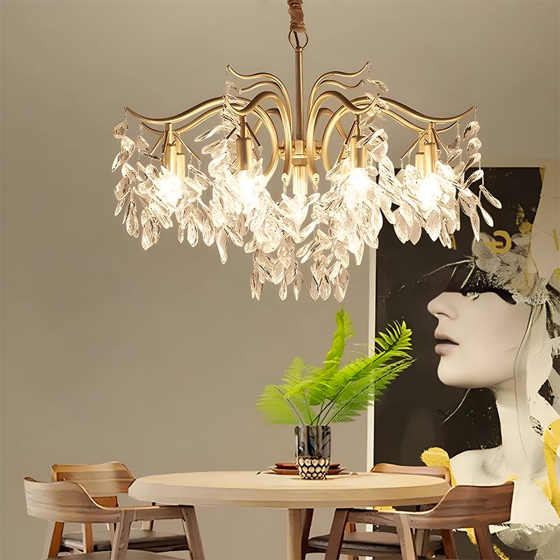 French Light Luxury Crystal Chandelier