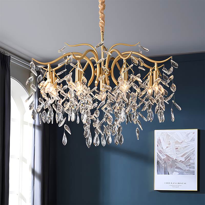 French Light Luxury Crystal Chandelier