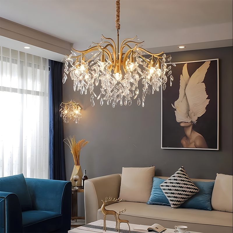 French Light Luxury Crystal Chandelier