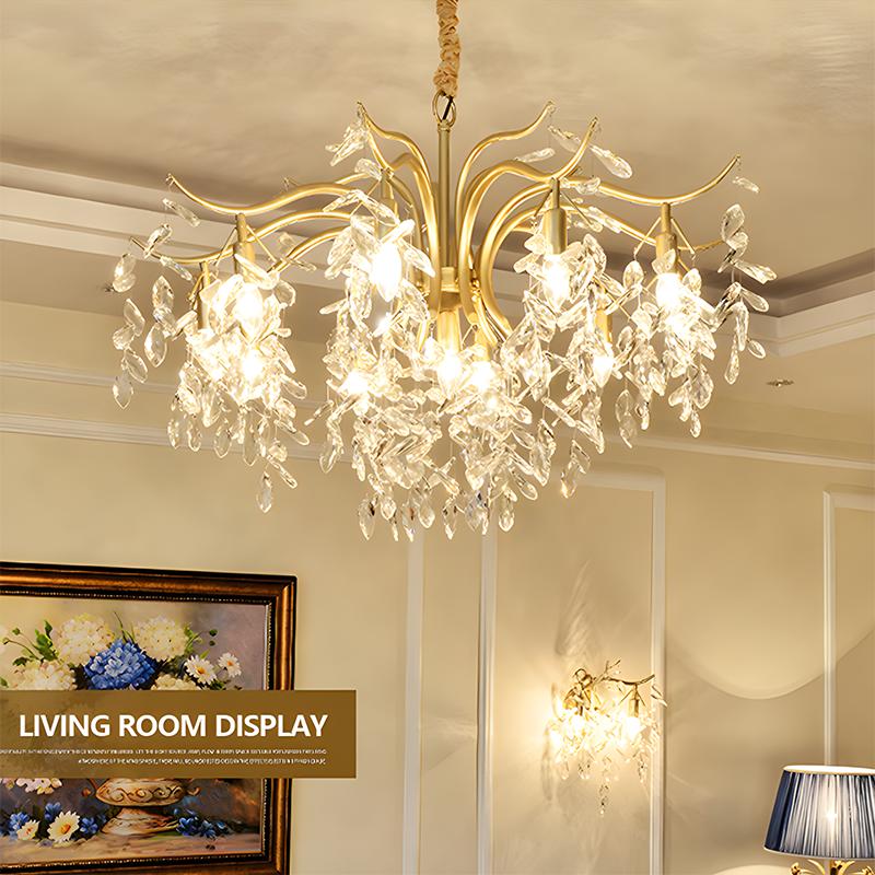 French Light Luxury Crystal Chandelier