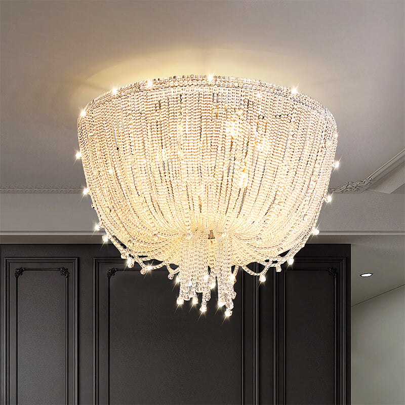 Creative Crystal Tassel Ceiling Light