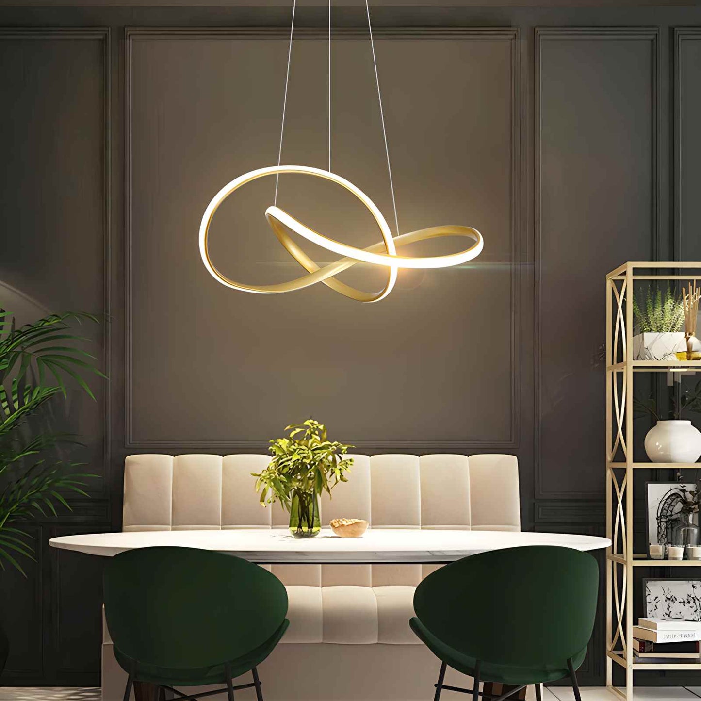 Antizer Creative Linear Pendant Light Living Rooms & Kitchens